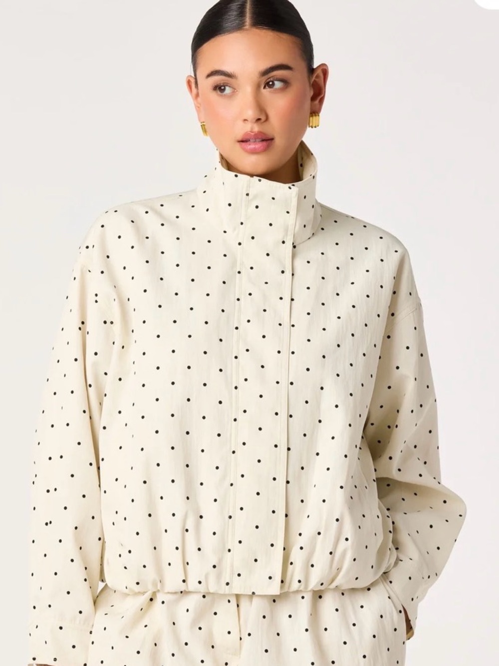 NWT ASTR THE LABEL Cooper Funnel Neck Bomber Jacket SOLD OUT